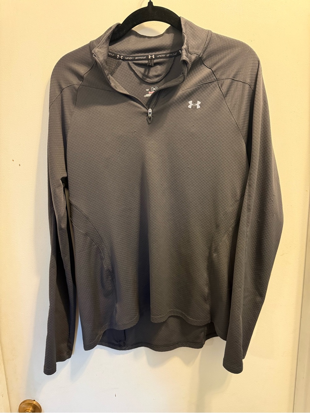 Under Armour Women’s Charcoal Gray Quarter-Zip Pullover